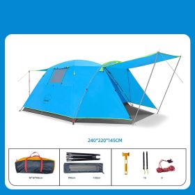 Four Person Folding And Thickening Tent, Rain And Sun Proof