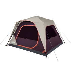 Coleman Skylodge; 6-Person Instant Camping Tent - Blackberry