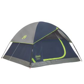 Coleman Sundome; 4-Person Camping Tent - Navy Blue