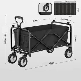 Camping Cart, Foldable, Hand Push-Pull Rod