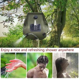 Solar Concentrating Bath Bag Portable Shower Bag 20L