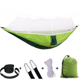 Double Camping Hammock with Mosquito Net Nylon Fabric