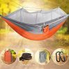 Single & Double Hammock with Mosquito Net Tree Straps Waterproof