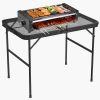 Foldable Camping Table Aluminum Alloy Grill Stand