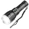 LED Flashlight Waterproof Rechargeable Zoomable Tactical Torch Light