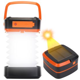 Solar Lantern LED Collapsible Tent Lamp USB Rechargeable