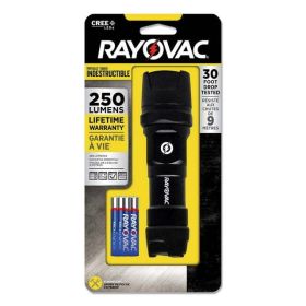 Rayovac LED Flashlight, 300 Lumen, Waterproof, Tactical Flashlight