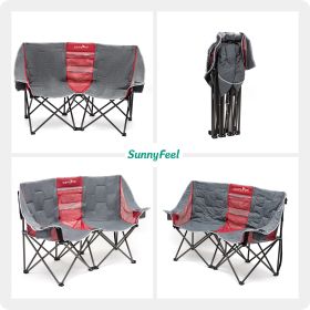 Folding Double Camping Chair, Oversized Loveseat Chair