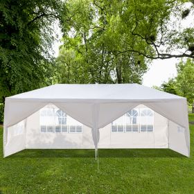 Waterproof Tent with Spiral Tubes, 20''x10''(3 x 6m), Six Sides, Two Doors