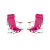 Folding Beach Chair Set of 2 for Adults