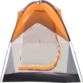 2/6 Family Camping Tents, Double Layers, Waterproof, Windproof