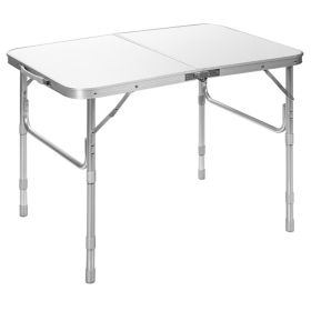 Adjustable Aluminum Folding Camping Table