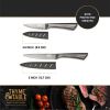 Non-Stick, Stainless Steel Chef's Knives, 3 Piece Set