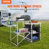 Camping Kitchen Table, Folding Cooking Table with Storage Bag