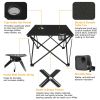 1Pc Foldable Camping Table Lightweight Travel Desk