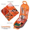 19Pcs Camp Cooking Utensil Kit with Storage Bag