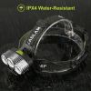 Rechargeable Headlamp 20000 Lumen LED Headlight