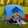 3 Person Outdoor Camping Tent with Removable Floor Mat