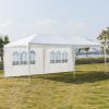 Waterproof Tent with Spiral Tubes, 20''x10''(3 x 6m), Six Sides, Two Doors