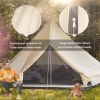 10-Person Yurt Tent Glamping Bell Tent with Spacious Interior