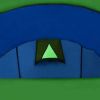 Camping Tent 4 Persons Navy Blue/Green