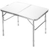 Adjustable Aluminum Folding Camping Table