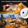 String Camping Lights , 5 Modes Tent Lantern (35Ft)