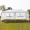 Waterproof Tent with Spiral Tubes, 20''x10''(3 x 6m), Six Sides, Two Doors