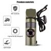 ABS 7 In 1 Multifunctional Survival Whistle With LED Light