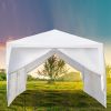 Waterproof Tent with Spiral Tubes, 20''x10''(3 x 6m), Six Sides, Two Doors