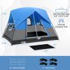 3 Person Outdoor Camping Tent with Removable Floor Mat