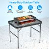 Foldable Camping Table Aluminum Alloy Grill Stand