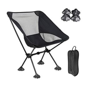 Backpacking Chair With Anti-Slip Large Feet And Carry Bag Capacity 220lbs