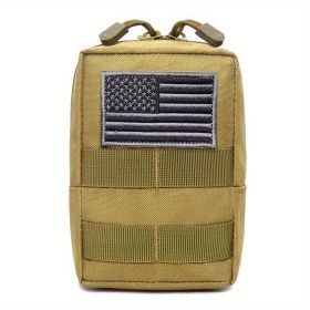 Tactical Molle Pouches; Compact Waterproof Waist Bag (Color: Mud Color)