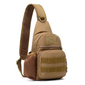 Military Tactical Shoulder Bag (Material: Nylon, Color: Khaki)