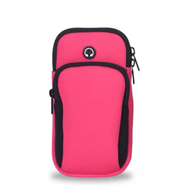 6.5'' Running, Armband Bag, Waterproof, Mobile Phone Bag (Color: pink)