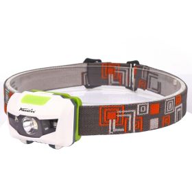 3W Red White LED Lightweight Light; AAA Battery Headlamp (Color: White, Items: White)