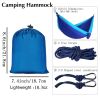 Camping Hammock; Portable Nylon Parachute Hammock