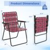 4 Pieces Folding Beach Chair