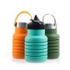 500ML Large Capacity Silicone Water Bottle