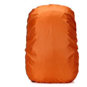 60L Backpack; Waterproof Dust Cover Rain Cover (Capacity: 60L, Color: Orange)