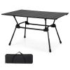 Folding Heavy-Duty Aluminum Camping Table with Carrying Bag