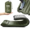 Inflatable Sleeping Mat With Pillows; Waterproof