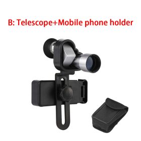 8x20 HD Night Vision Mini Pocket Zoom Monocular Telescope (Color: B)