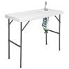 Folding Camping Table with Sprayer