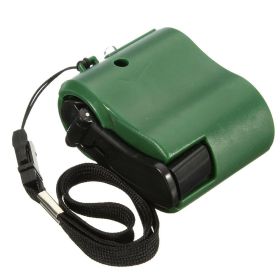 USB Hand Crank Emergency Generator (Color: Green)