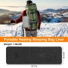 Heated Sleeping Bag Liner, 3 Temperature Levels with Carrying Bag