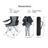 Portable Lumbar Back Camping Chairs