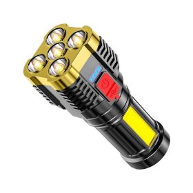 Portable High Lumen Flashlight (Type: Flashlights, Color: Black A)