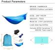 Camping Hammock with Mosquito Net